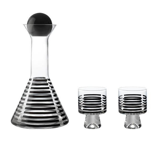 Lustre Set of 2 glasses with bottle